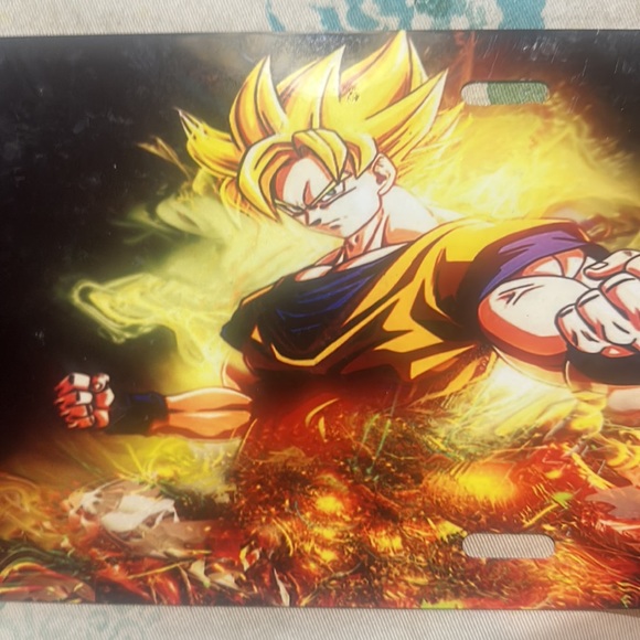 Dragon Ball Z License Plate for Car - Picture 2 of 3